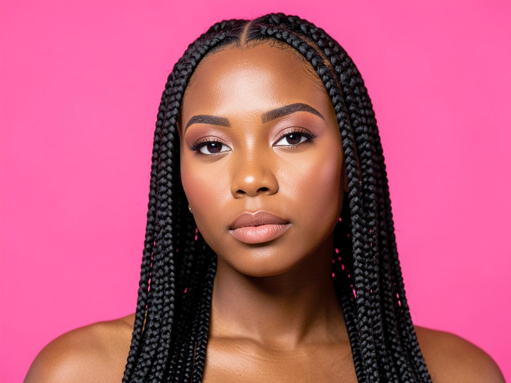 Exemplo de Box braids